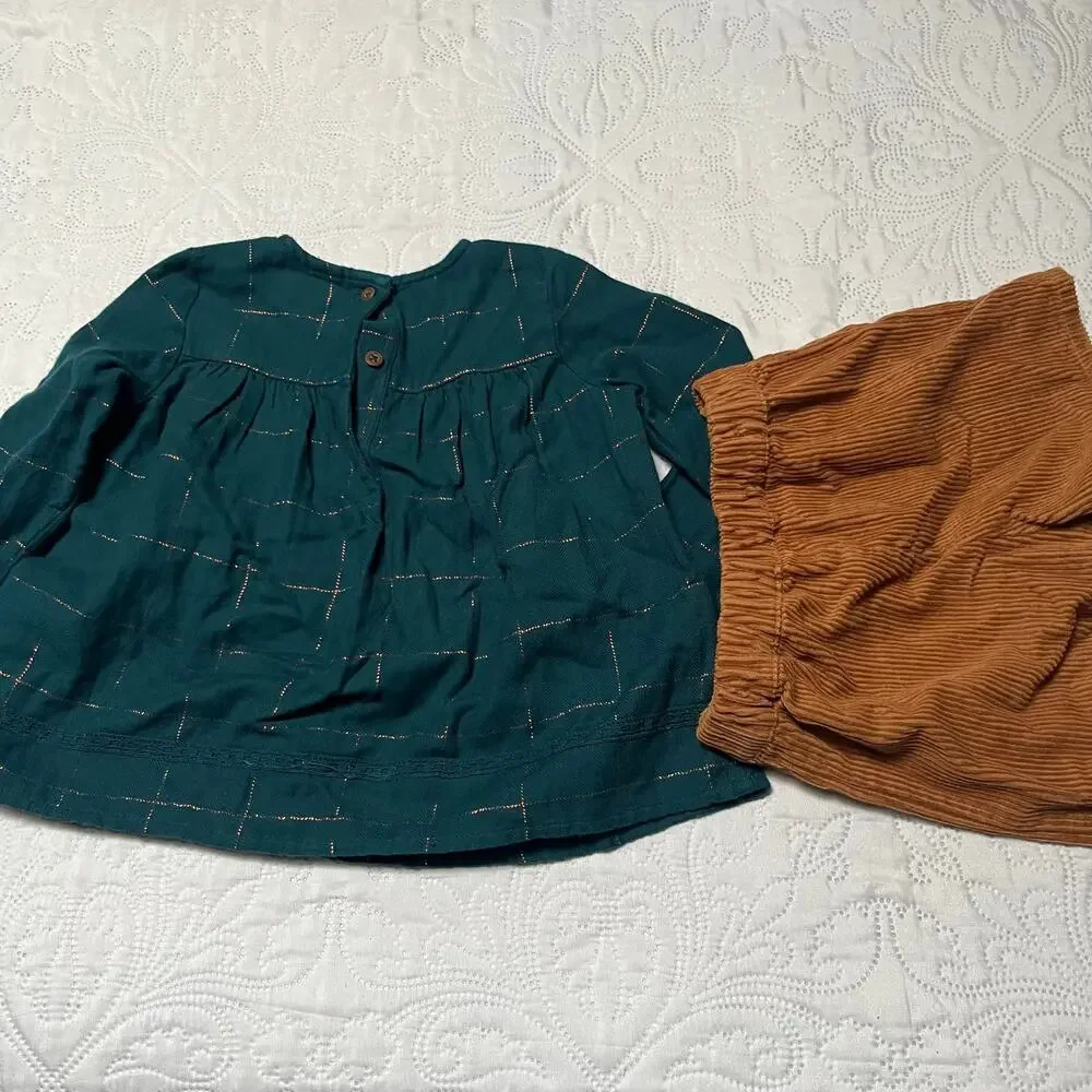 Tu Kids Fall Corduroy Outfit Size 2/3